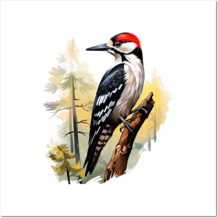 Woodpecker Posters and Art